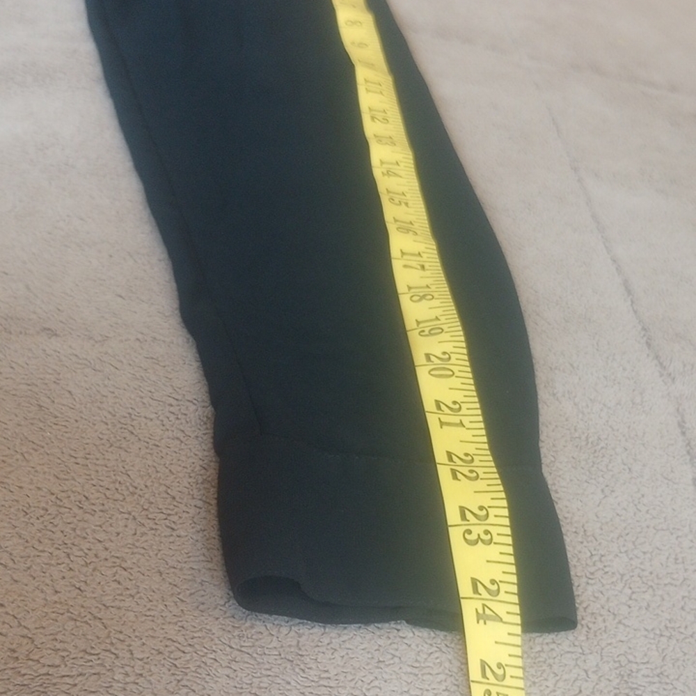 Forever 21 Black Blouce & Lace Top Longsleeves Sz L - Picture 9 of 10